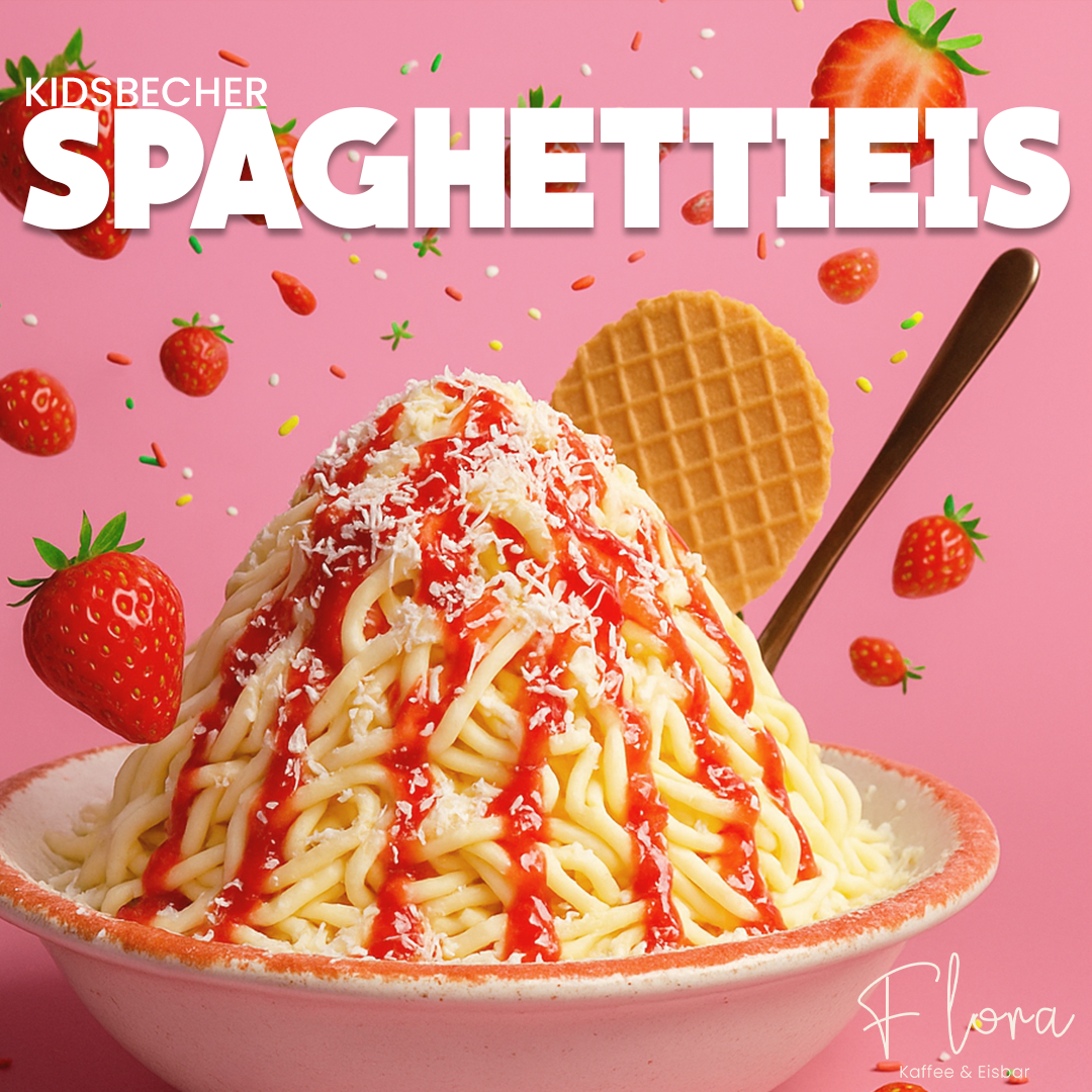 Flora Moment: KinderSpaghettieis