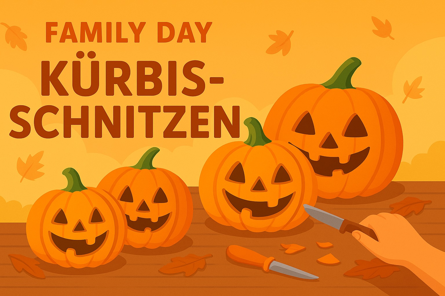 🎃 Family Day – Kürbisschnitzen